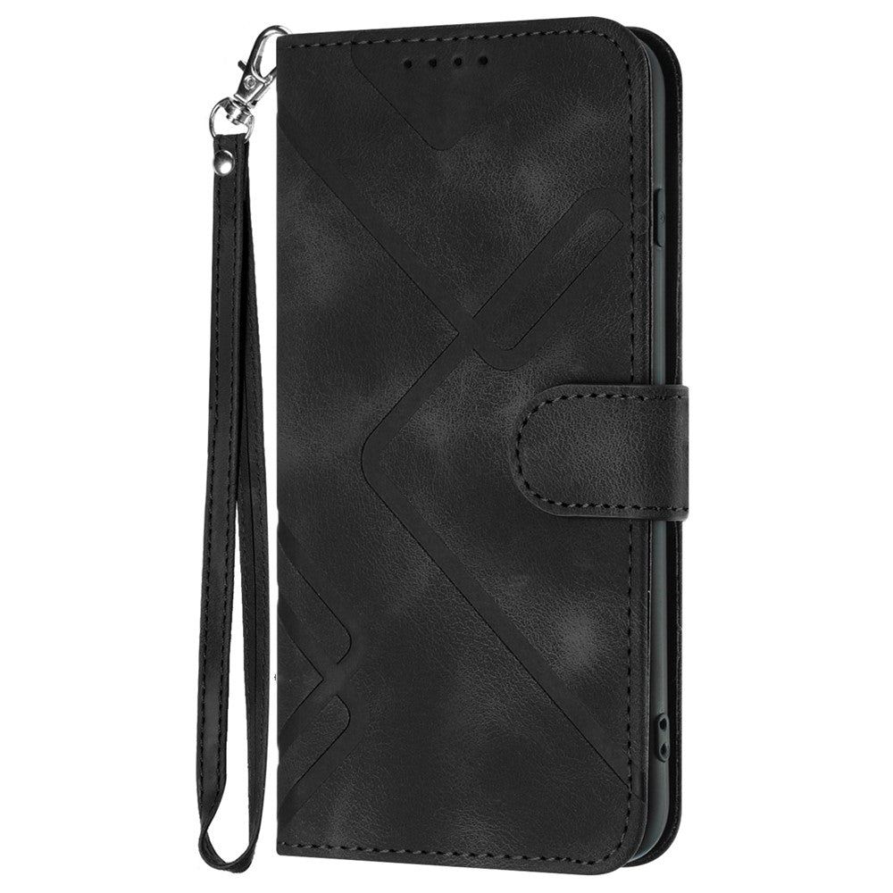 YX0040 Til Samsung Galaxy A15 5G Lædercover Præget Telefoncover Pung