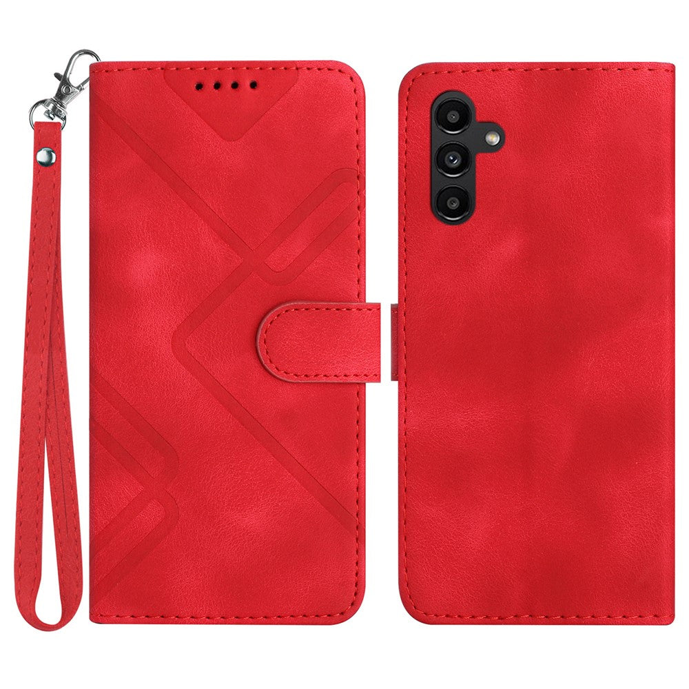 YX0040 Til Samsung Galaxy A15 5G Lædercover Præget Telefoncover Pung