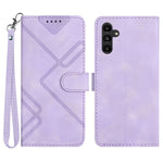 YX0040 Til Samsung Galaxy A15 5G Lædercover Præget Telefoncover Pung
