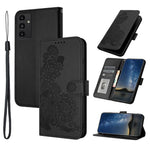 Til Samsung Galaxy A15 5G Telefoncovers Mandala Blomst Læder Pung Mobilcover med Rem