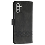 Til Samsung Galaxy A15 5G telefoncover med strop og præget PU læder pung-stander