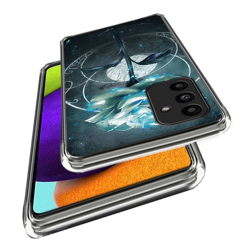 Til Samsung Galaxy A15 4G / A15 5G Mobiltelefonetuier Mønstertryk TPU-cover