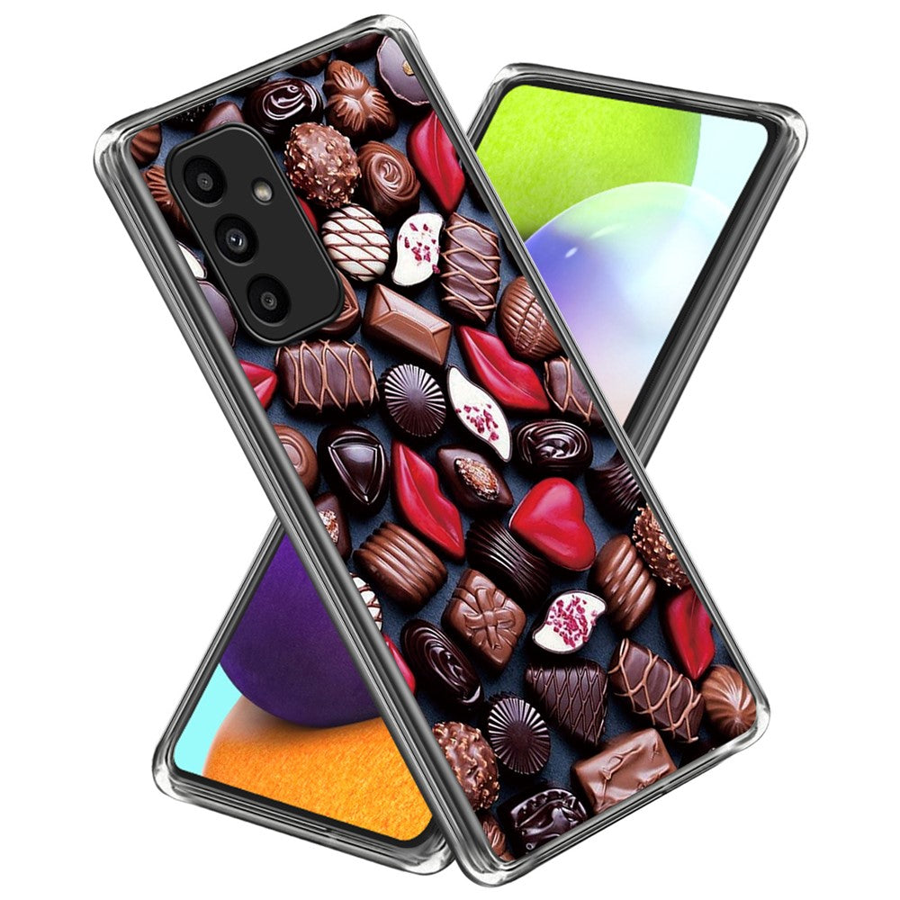 Til Samsung Galaxy A15 4G / A15 5G Mobiltelefonetuier Mønstertryk TPU-cover