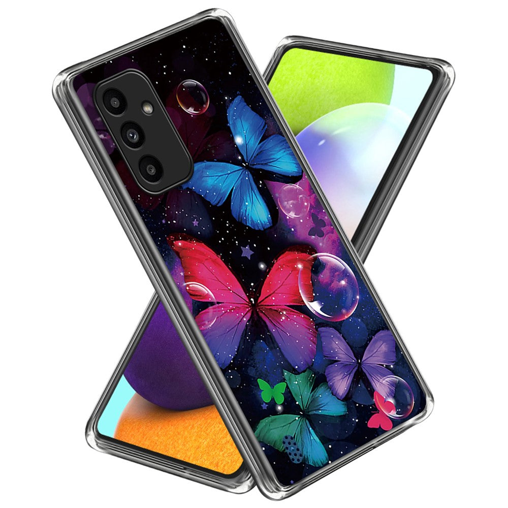 Til Samsung Galaxy A15 4G / A15 5G Mobiltelefonetuier Mønstertryk TPU-cover