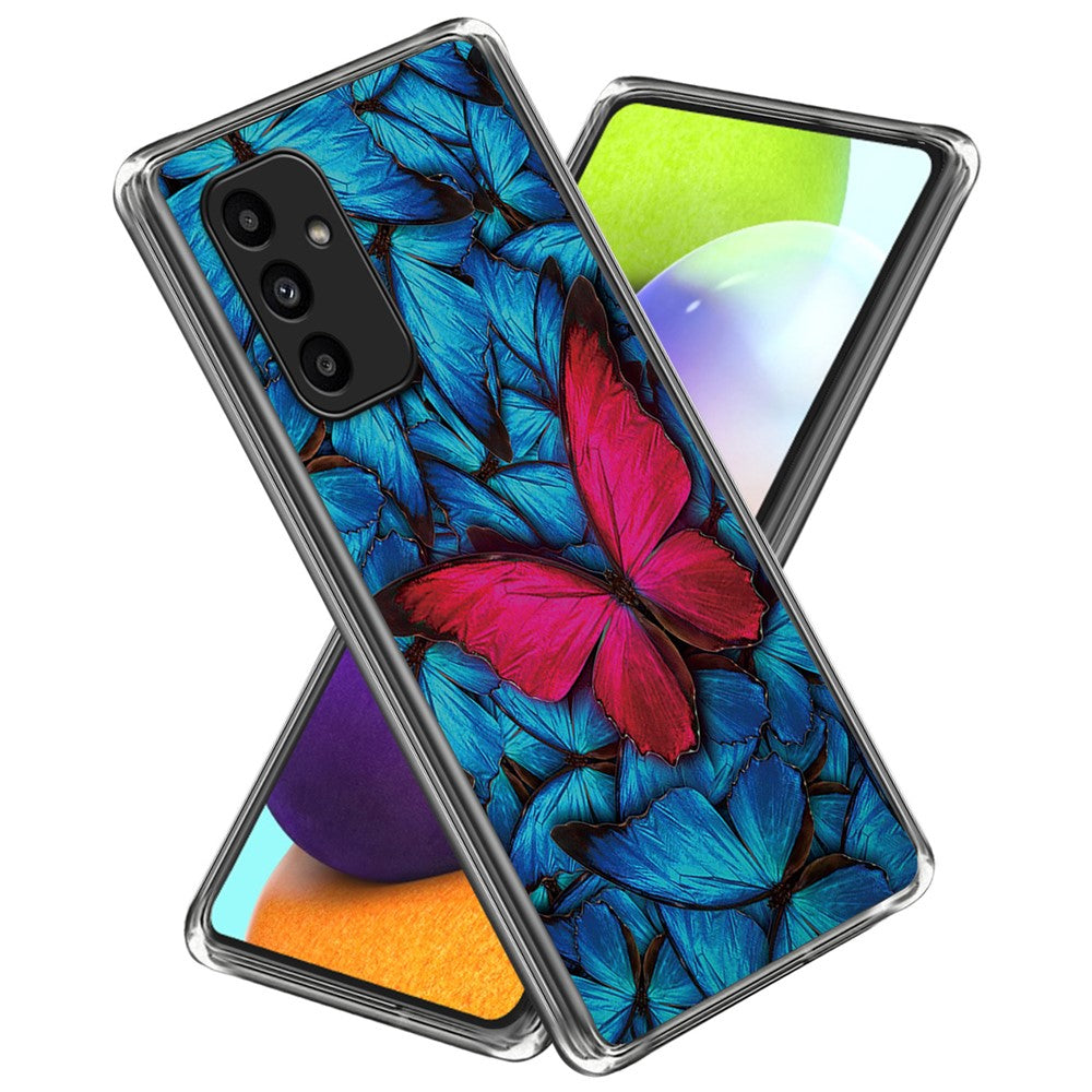 Til Samsung Galaxy A15 4G / A15 5G Mobiltelefonetuier Mønstertryk TPU-cover