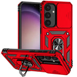For Samsung Galaxy S24+ Armour Phone Case Camera Protection Kickstand Cover