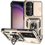 For Samsung Galaxy S24+ Armour Phone Case Camera Protection Kickstand Cover