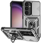 For Samsung Galaxy S24+ Armour Phone Case Camera Protection Kickstand Cover