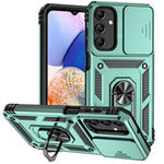For Samsung Galaxy A15 5G Phone Case with Slide Camera Cover Military Grade Drop Protection