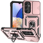 For Samsung Galaxy A15 5G Phone Case with Slide Camera Cover Military Grade Drop Protection