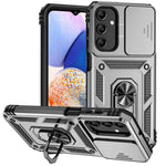 For Samsung Galaxy A15 5G Phone Case with Slide Camera Cover Military Grade Drop Protection