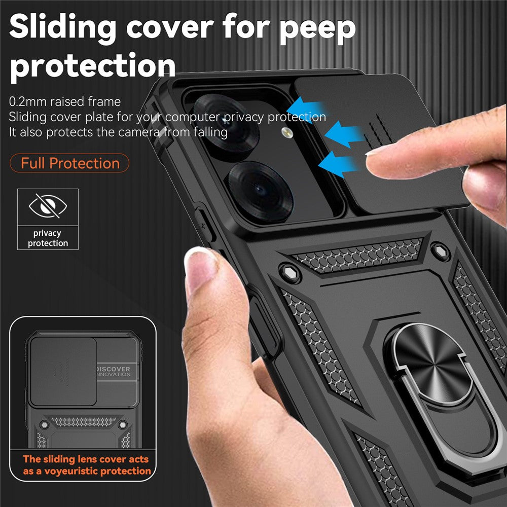 For Xiaomi Redmi 13C 4G / Poco C65 4G Phone Case Military Grade Camera Protection Cover