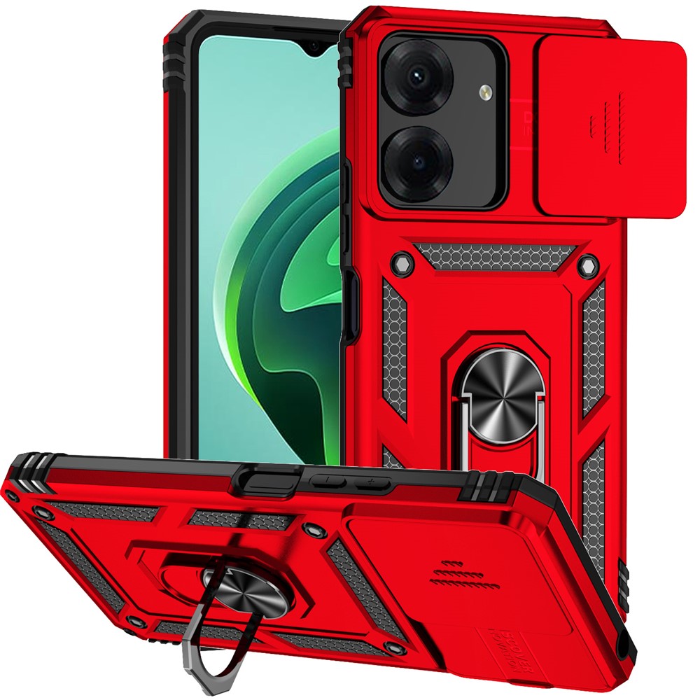 For Xiaomi Redmi 13C 4G / Poco C65 4G Phone Case Military Grade Camera Protection Cover