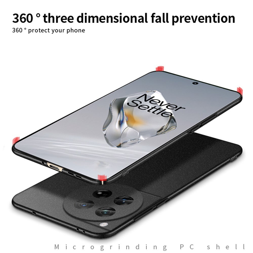 MOFI Shield Matte Series til OnePlus 12 5G Telefoncover Ultratyndt PC Bagside