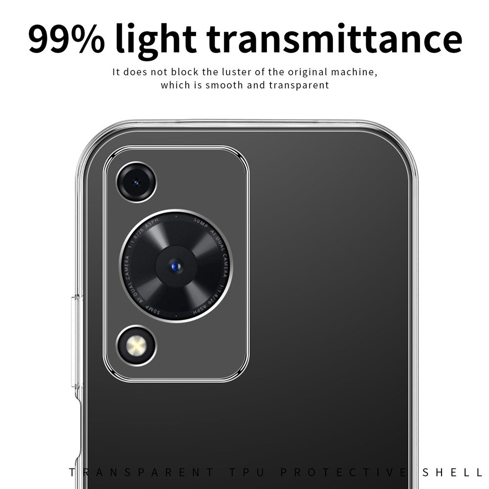 MOFI For Huawei Enjoy 70 4G / nova Y72 4G Anti-Scratch TPU Phone Case Cover HD Transparent Phone Shell