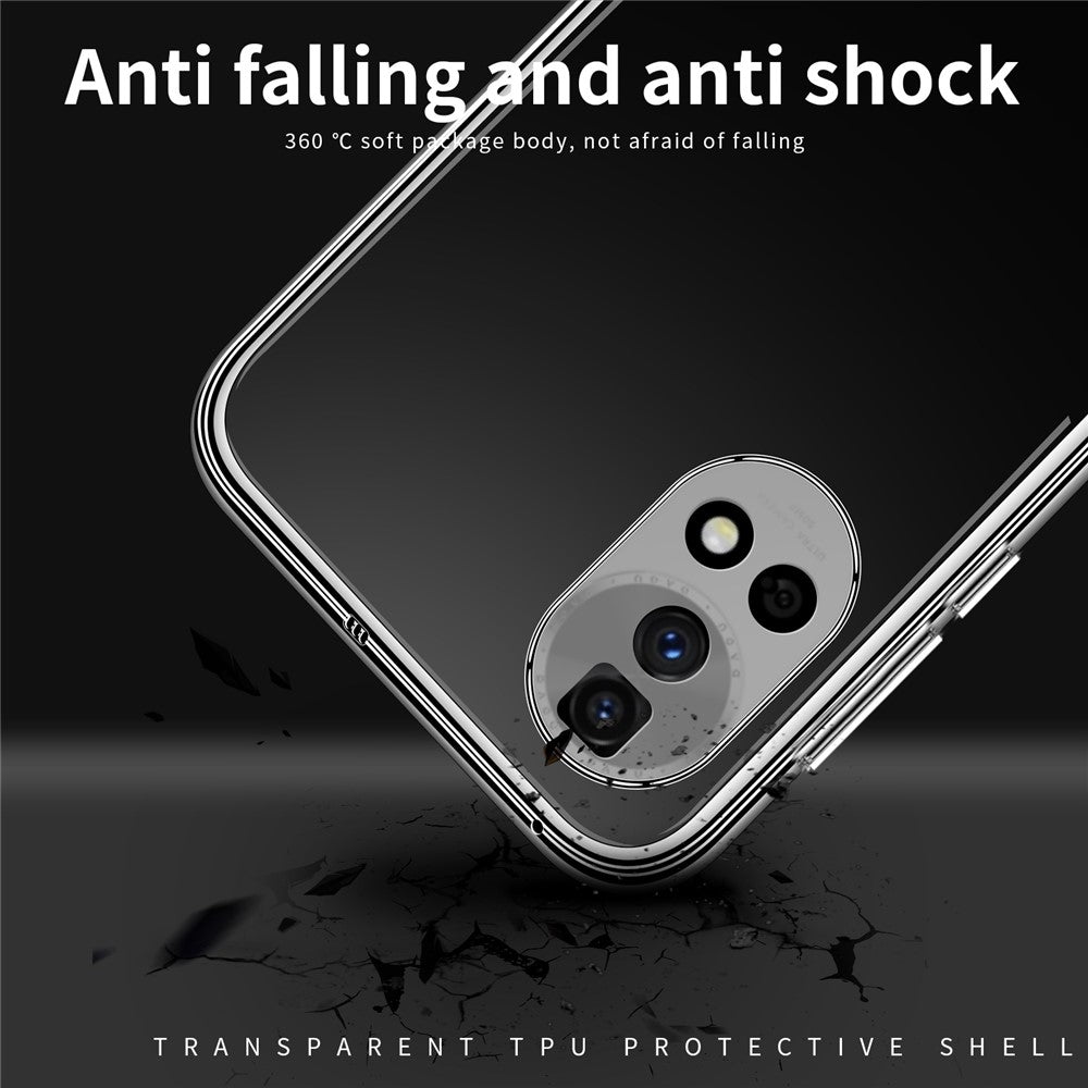MOFI För Huawei Nova 12 Pro 5G / Nova 12 Ultra 5G Skal Stötsäkert Skal HD Transparent mobilskal