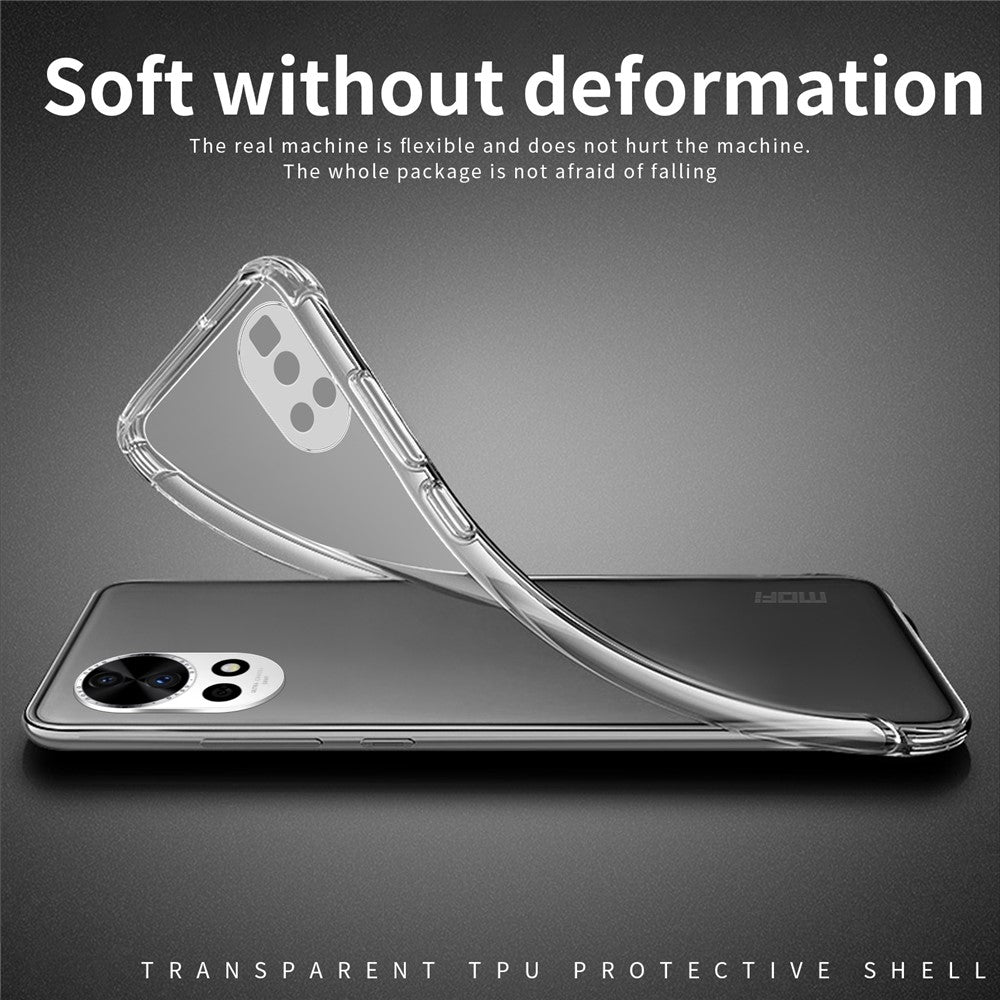 MOFI For Huawei nova 12 Pro 5G / nova 12 Ultra 5G Cases Shockproof Shell HD Transparent Phone Cover