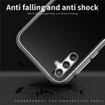 MOFI För Samsung Galaxy A55 5G Mjukt TPU-skal Mjukt mobilskydd HD Transparent Skal