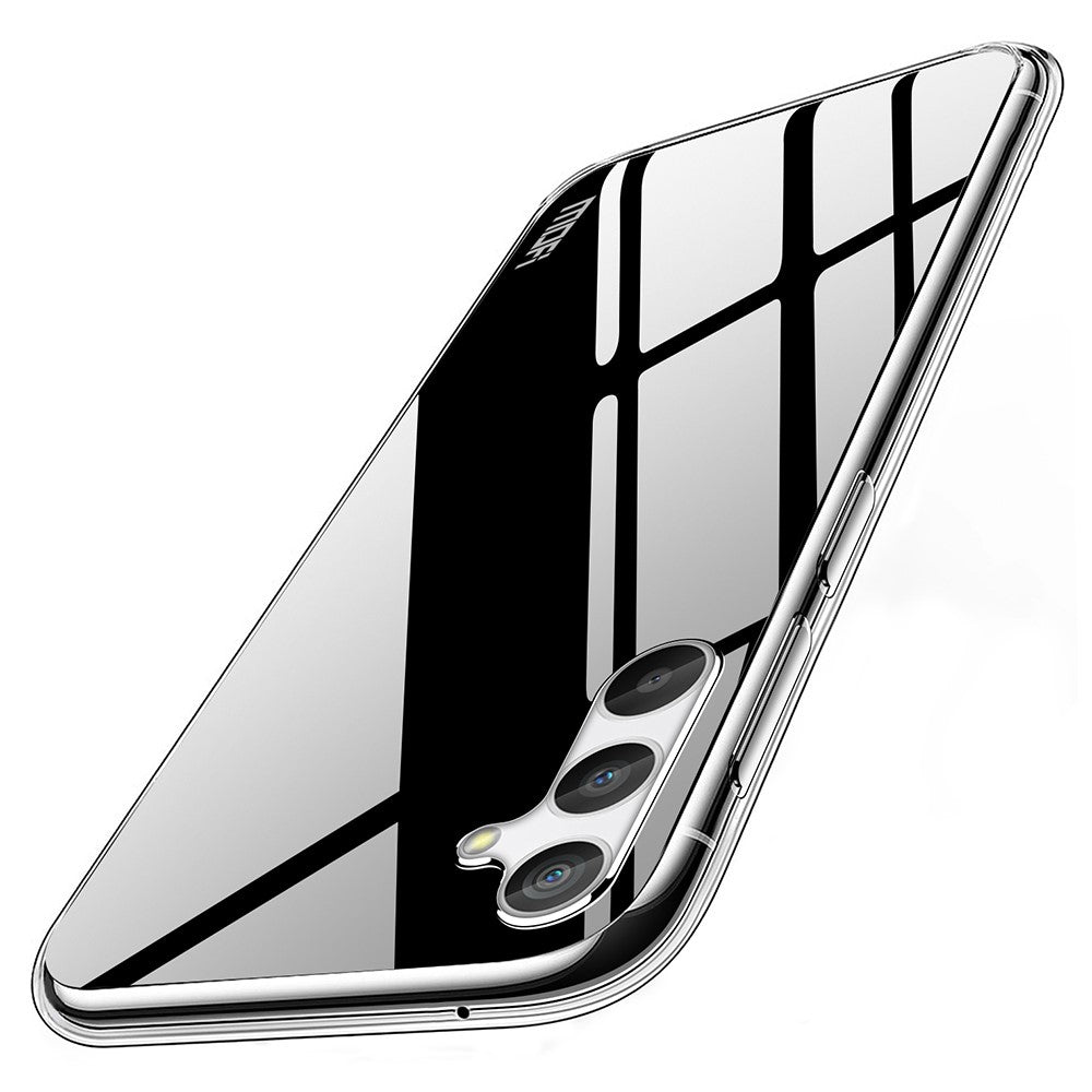 MOFI För Samsung Galaxy A55 5G Mjukt TPU-skal Mjukt mobilskydd HD Transparent Skal