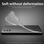 MOFI För Samsung Galaxy A55 5G Mjukt TPU-skal Mjukt mobilskydd HD Transparent Skal
