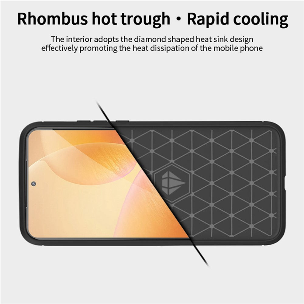 MOFI JK TPU Series-1 För Xiaomi Redmi K70E 5G / Poco X6 Pro 5G mobilskal Borstad Design TPU mobilskal