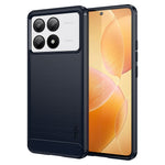 MOFI JK TPU Series-1 För Xiaomi Redmi K70E 5G / Poco X6 Pro 5G mobilskal Borstad Design TPU mobilskal