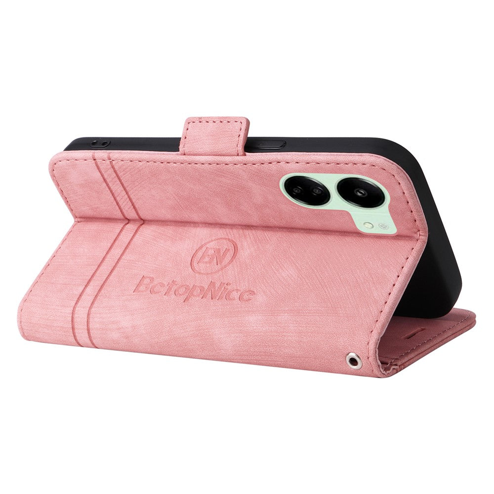 BETOPNICE 001 for Xiaomi Redmi 13C 4G / Redmi 13C 5G / Poco C65 4G Phone Cover Folding Wallet Case