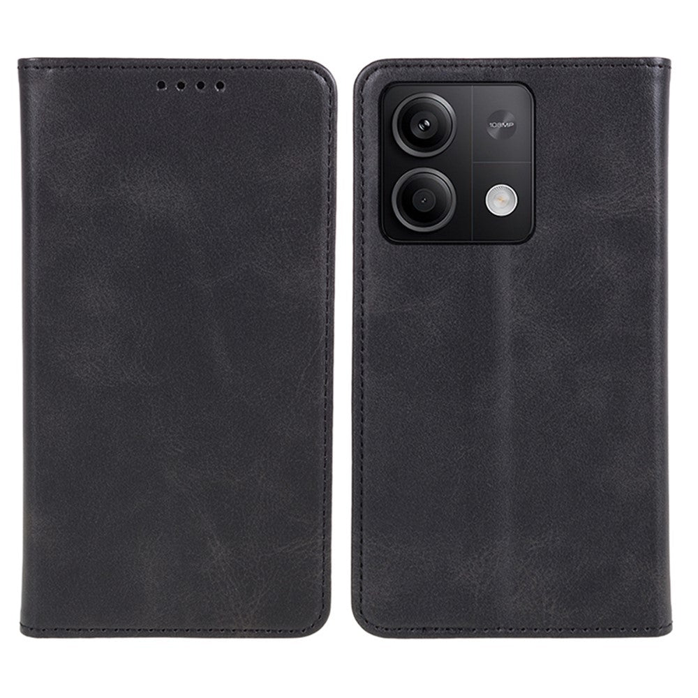 Phone Case for Xiaomi Redmi Note 13 5G Shockproof PU Leather Wallet Phone Stand Cover