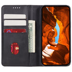 Phone Case for Xiaomi Redmi Note 13 5G Shockproof PU Leather Wallet Phone Stand Cover