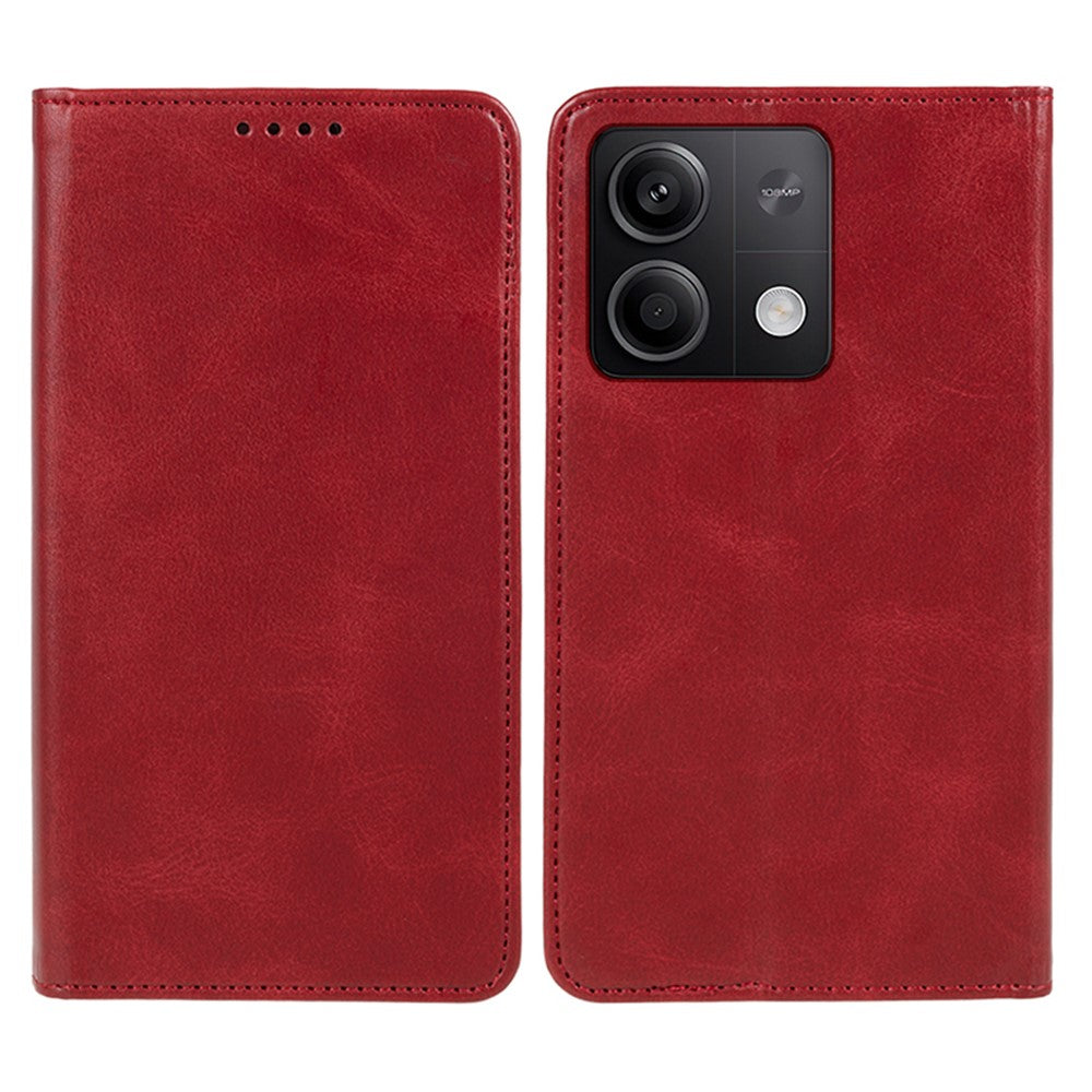 Phone Case for Xiaomi Redmi Note 13 5G Shockproof PU Leather Wallet Phone Stand Cover
