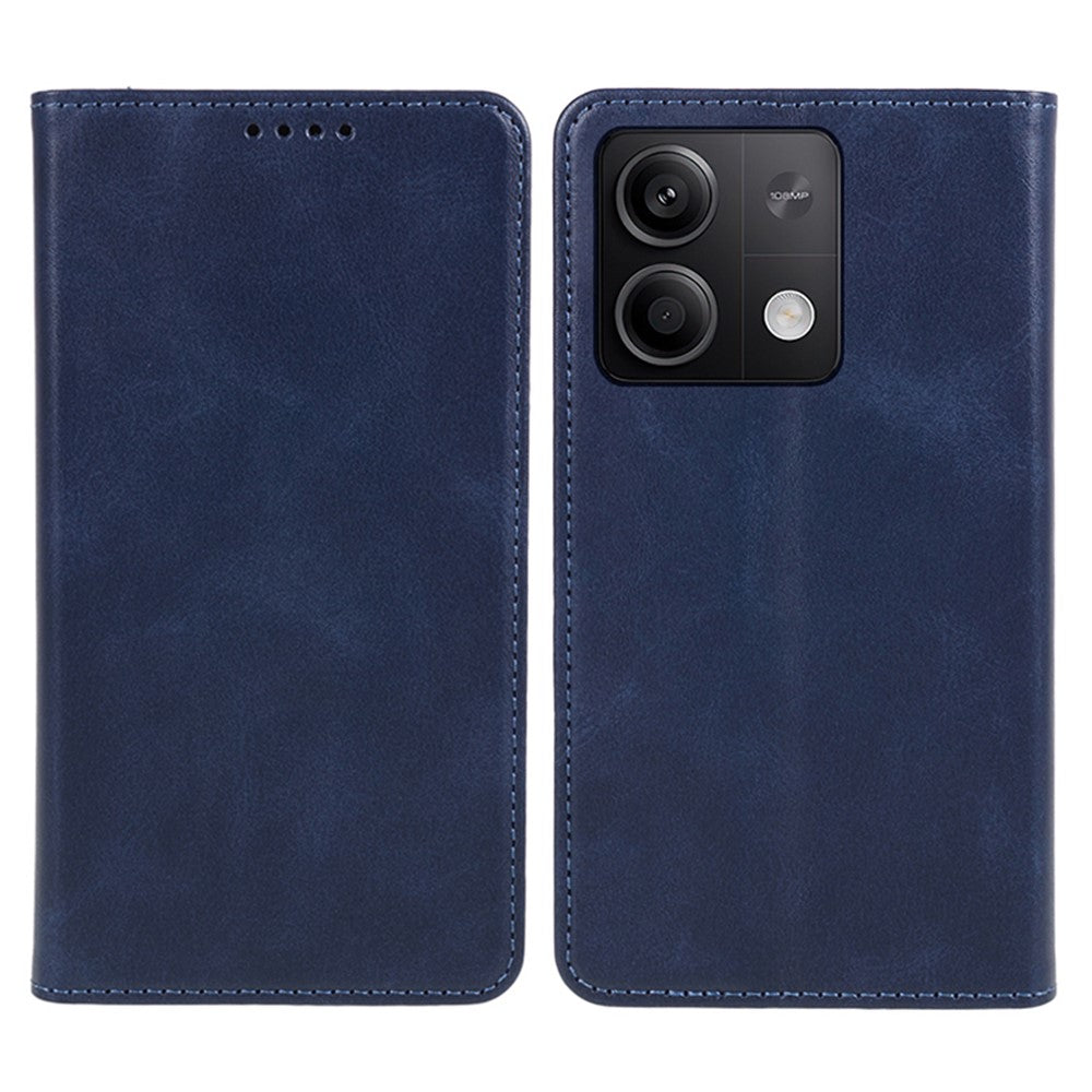 Phone Case for Xiaomi Redmi Note 13 5G Shockproof PU Leather Wallet Phone Stand Cover