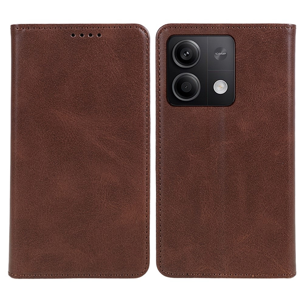 mobilskal till Xiaomi Redmi Note 13 5G Stötsäkert PU-läder Plånboksfodral för mobil