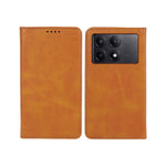 Xiaomi Redmi K70E 5G / Poco X6 Pro 5G Reptåligt mobilskal Magnetiskt PU-läder Stativ Plånboksfodral