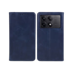 Xiaomi Redmi K70E 5G / Poco X6 Pro 5G Reptåligt mobilskal Magnetiskt PU-läder Stativ Plånboksfodral