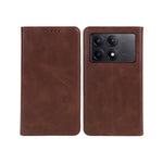 Xiaomi Redmi K70E 5G / Poco X6 Pro 5G Reptåligt mobilskal Magnetiskt PU-läder Stativ Plånboksfodral