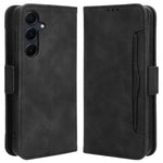 Läderfodral för Samsung Galaxy A55 5G med flera kortplatser och stativ