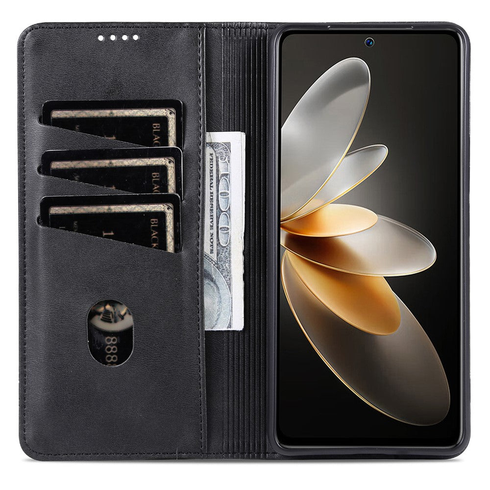AZNS For Xiaomi Redmi K70E 5G / Poco X6 Pro 5G Wallet Case Phone Leather Cover Stand