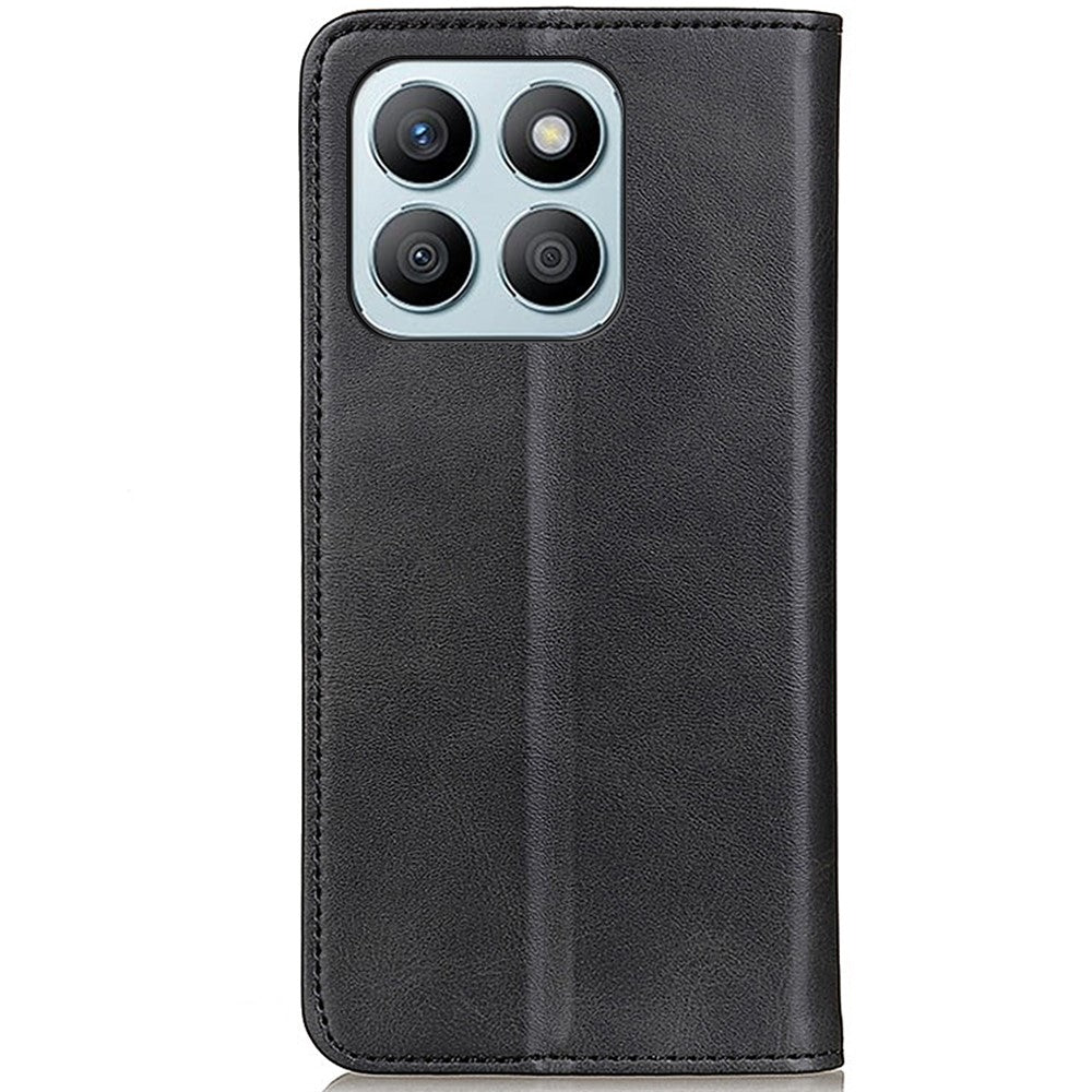 For Honor X8b 4G Split Leather Wallet Case Magnetic Flip Card Holder Phone Cover