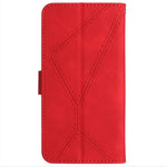 HT05 For Xiaomi Redmi Note 13 4G Magnetic Phone Case Splicing Lines Imprinted Cover