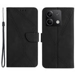 HT05 Magnetiskt mobilskal För Xiaomi Redmi Note 13 4G Skarvningslinjer Präglat Skal