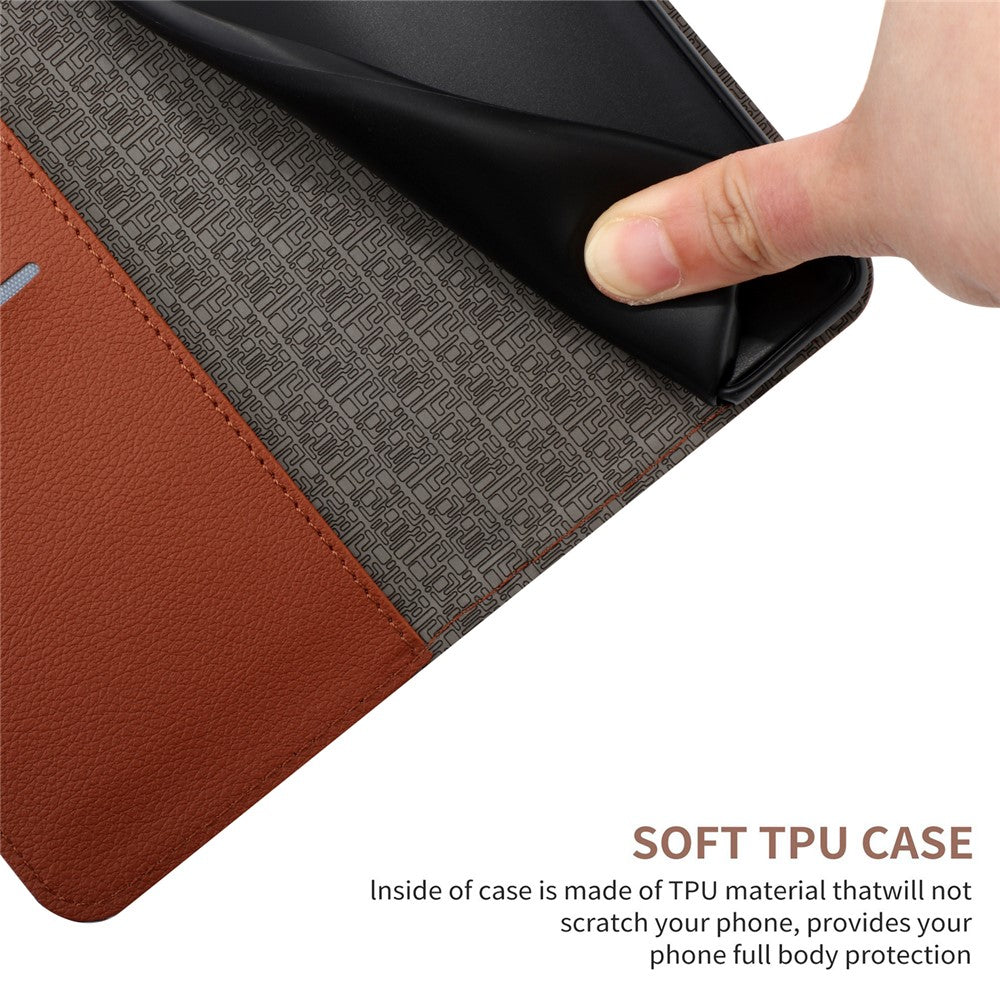 HT06 For Xiaomi Redmi Note 13 4G Wallet Case Rhombus Pattern Flip Leather Cover