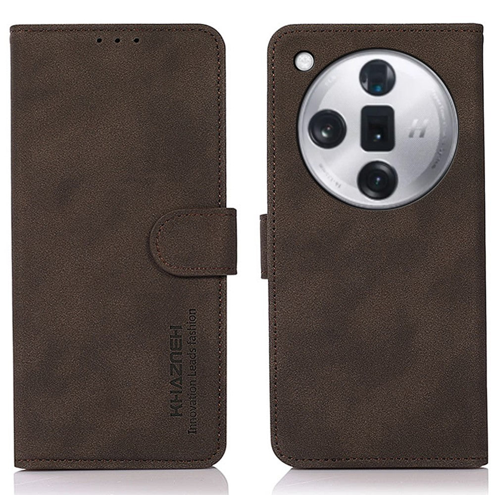 KHAZNEH For Oppo Find X7 5G Leather Phone Case with Wallet Card Slots