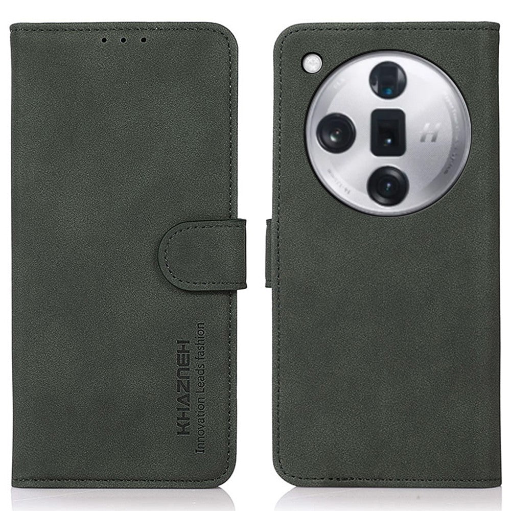 KHAZNEH For Oppo Find X7 5G Leather Phone Case with Wallet Card Slots