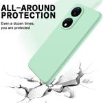For Honor Play 50 Plus 5G / X7b 4G / 90 Smart Liquid Silicone Case with Strap Anti-scratch Cover