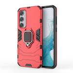 For Samsung Galaxy A35 5G Cell Phone Case PC + TPU Anti-scratch Cover with Ring Kickstand