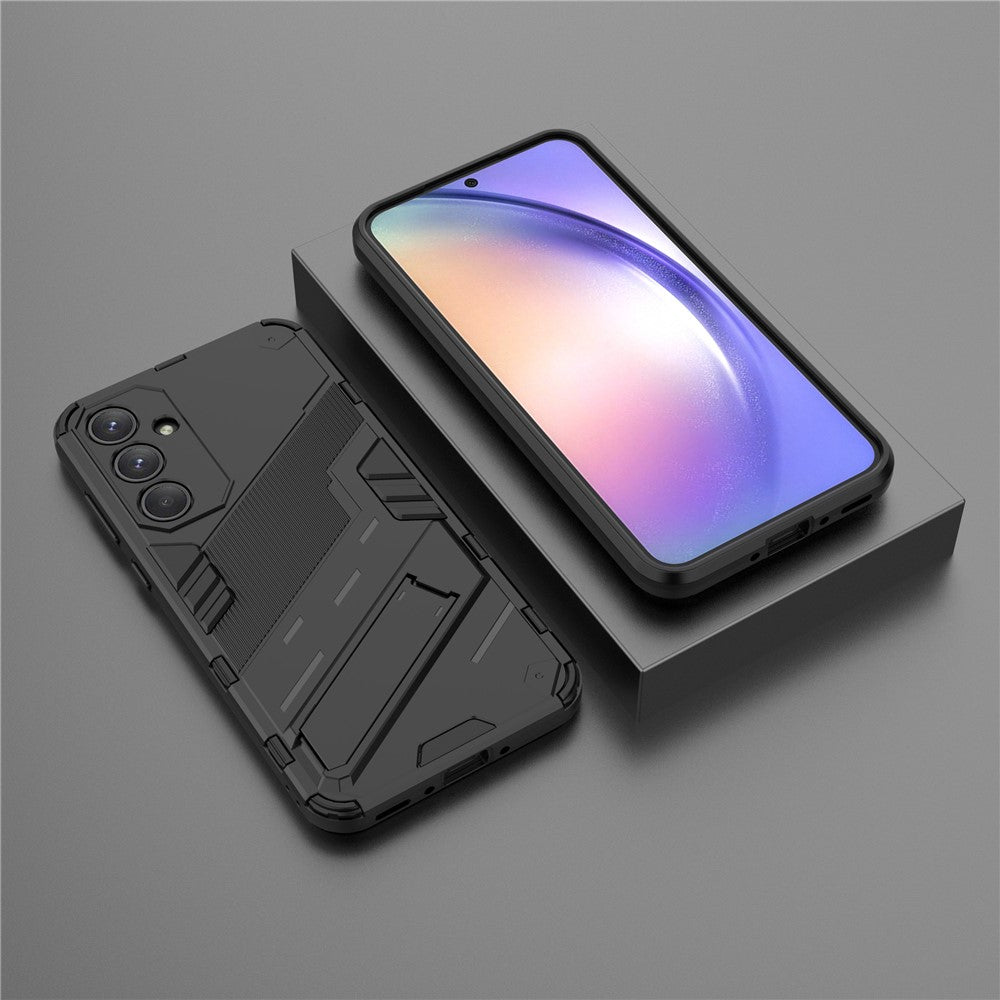For Samsung Galaxy A35 5G Case Slim-Fit TPU+PC Phone Cover with Invisible Kickstand