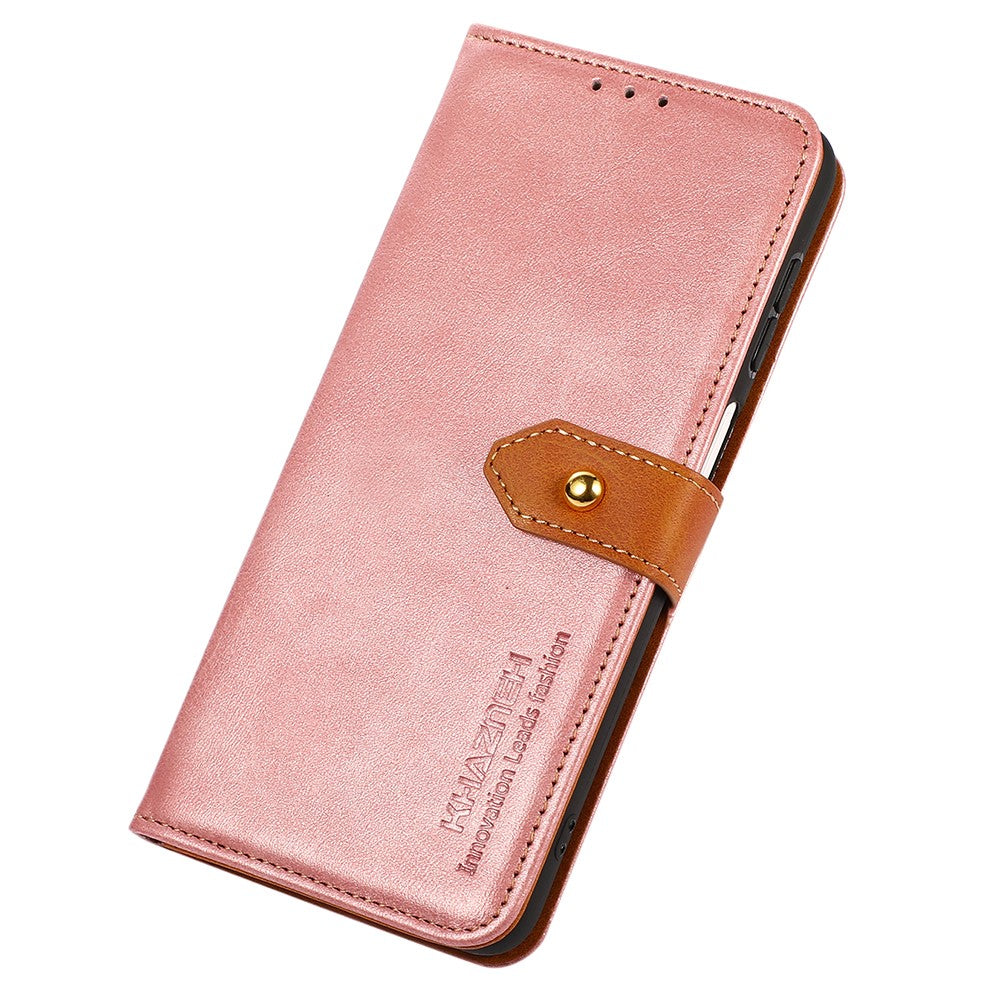 KHAZNEH For Oppo Find X7 5G Cowhide Texture Leather Case Wallet Phone Cover