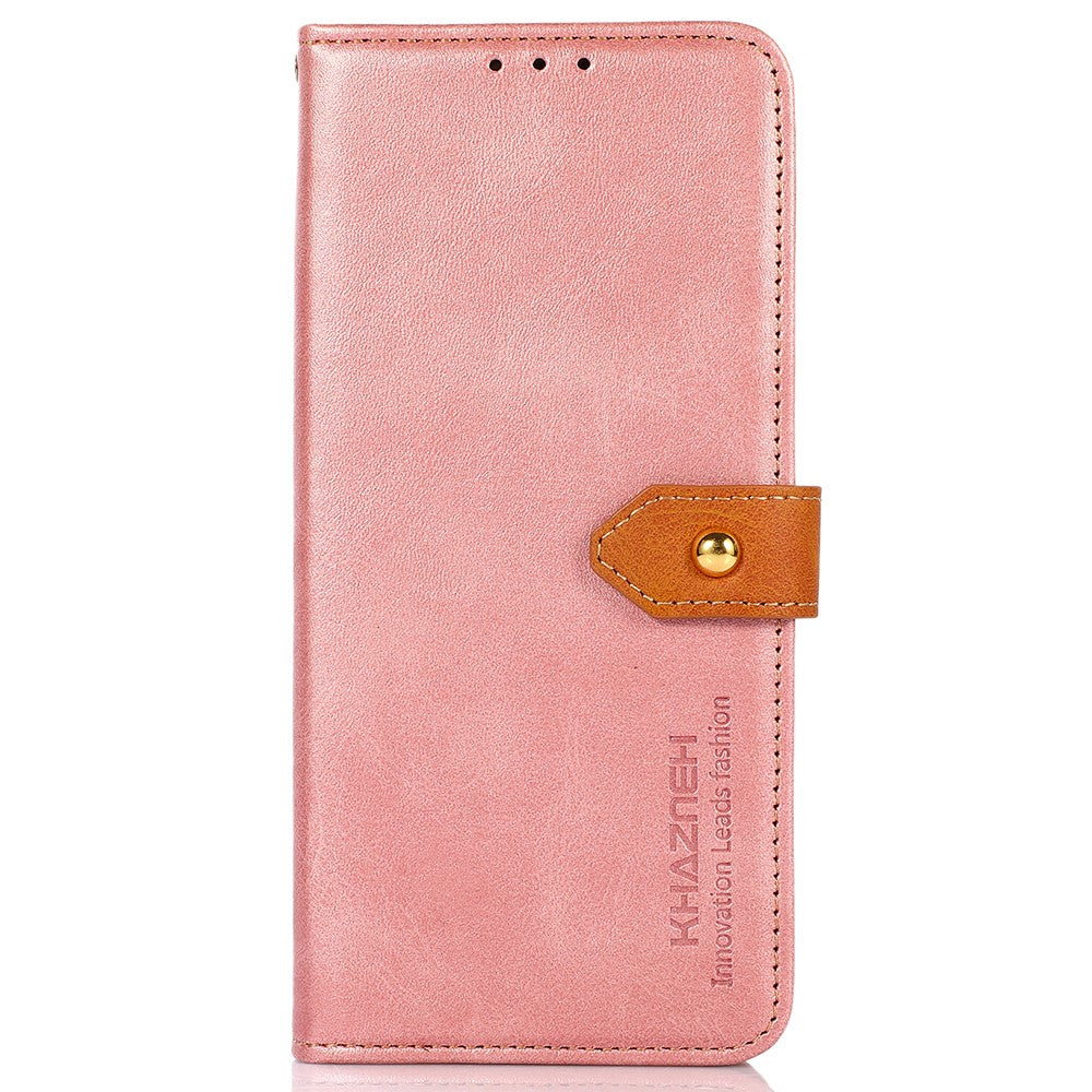 KHAZNEH For Oppo Find X7 5G Cowhide Texture Leather Case Wallet Phone Cover