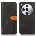 KHAZNEH For Oppo Find X7 5G Cowhide Texture Leather Case Wallet Phone Cover