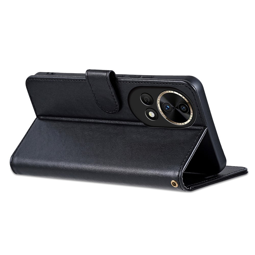 AZNS For Huawei nova 12 Pro 5G / nova 12 Ultra 5G Case Textured Stand Wallet Leather Phone Cover